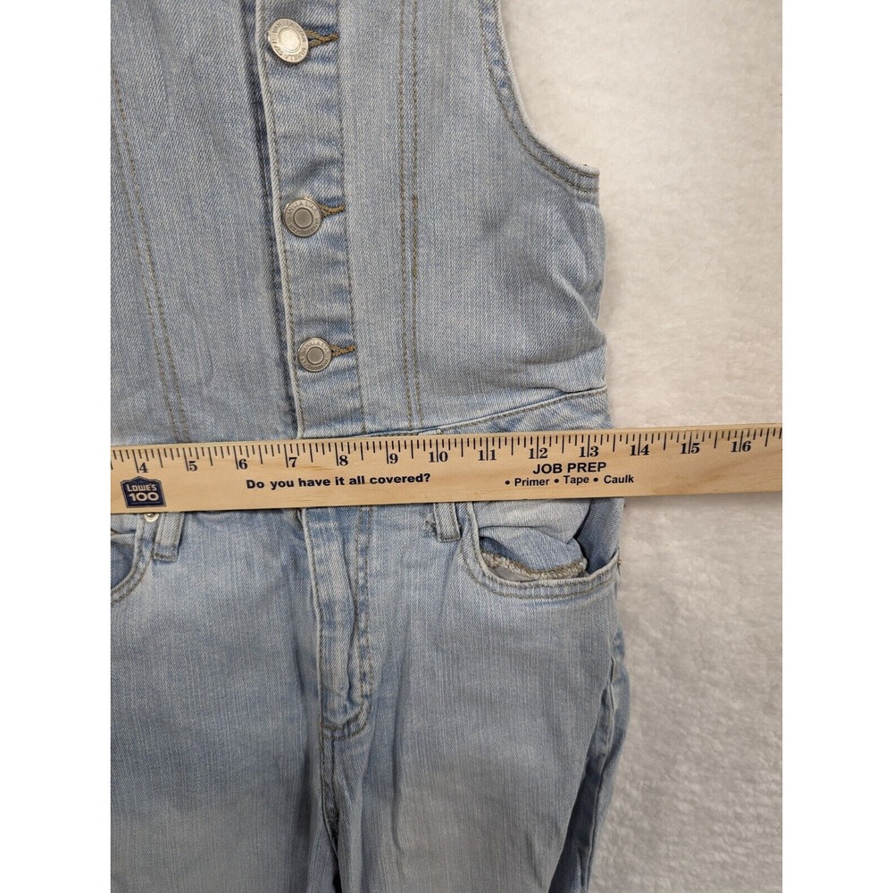 Womens Vanilla Star Distressed Overalls Denim Blue Size 5 - Picture 13 of 16